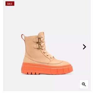 Sorel Beige and Orange Women's Boots